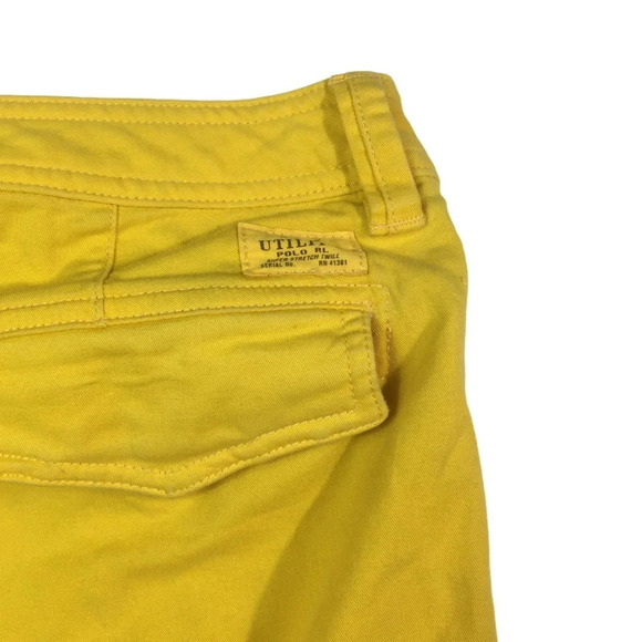 WJ197 Women’s Polo Ralph Lauren Twill Utility Pants 4 - Picture 8 of 9